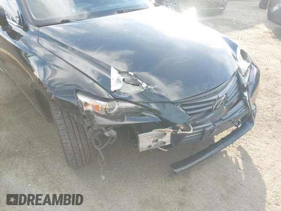 2014 Lexus IS 250 with VIN JTHBF1D23E5037805, listed as a IAAI auction lot 41481565 with 153,901 mi miles and . Bid and sale history available at DreamBid. Image 6.