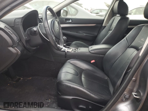 2012 Infiniti G25 x with VIN JN1DV6AR5CM861452, listed as a Copart auction lot 83300584 with 81,057 mi miles and Clean Title. Bid and sale history available at DreamBid. Image 7.