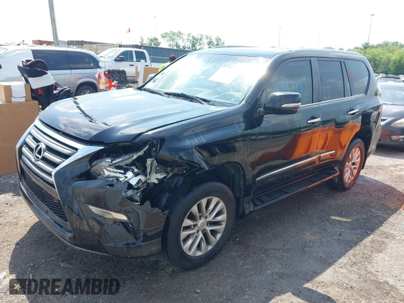 2017 Lexus GX with VIN JTJBM7FX9H5152140, listed as a IAAI auction lot 42122333 with 137,415 mi miles. Bid and sale history available at carsss.com. Image 2.