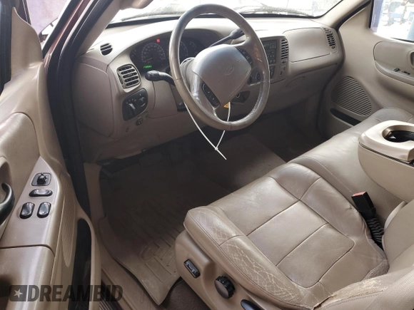 2001 Ford F-150 XL with VIN 1FTRX17W71NA45086, listed as a Copart auction lot 54182945 with 173,998 mi miles and Salvage title. Bid and sale history available at DreamBid. Image 8.