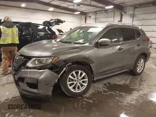 2019 Nissan Rogue SV with VIN KNMAT2MV6KP555655, listed as a IAAI auction lot 41572908 with 80,030 mi miles and . Bid and sale history available at carsss.com. Image 2.