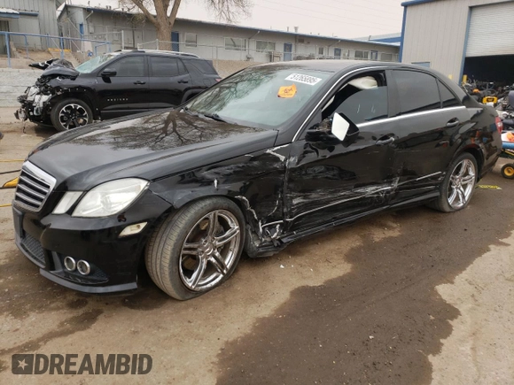 2010 Mercedes-Benz E 350 Luxury with VIN WDDHF5GB6AA028747, listed as a Copart auction lot 51265895 with 200,644 mi miles and Salvage Title. Bid and sale history available at carsss.com. Image 1.