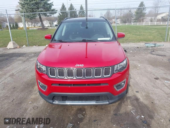 2019 Jeep Compass Limited z VIN 3C4NJDCB8KT638591, wystawiony jako IAAI lot #42022564 z przebiegiem 46 802 mil mil oraz . Historia ofert i sprzedaży dostępna na DreamBid. Obrazek 12.