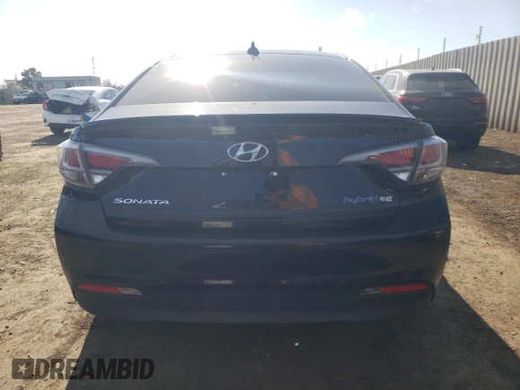 2016 Hyundai Sonata Hybrid SE with VIN KMHE24L14GA040741, listed as a Copart auction lot 73765833 with 80,146 mi miles. Bid and sale history available at carsss.com. Image 6.