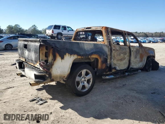 2018 Chevrolet Silverado 1500 LT with VIN 3GCUKREC0JG322816, listed as a Copart auction lot 43213855 with 0 mi miles and Non Repairable. Bid and sale history available at carsss.com. Image 3.