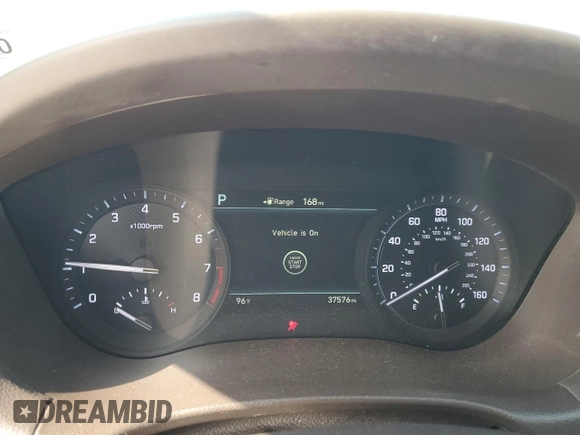 2018 Genesis G80 3.8L with VIN KMHGN4JE0JU216079, listed as a Copart auction lot 72287184 with 37,576 mi miles and Salvage Title. Bid and sale history available at carsss.com. Image 9.