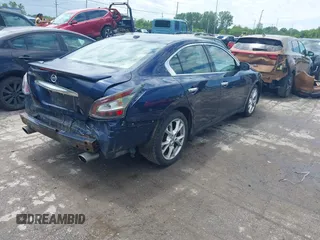 2012 Nissan Maxima SV with VIN 1N4AA5AP8CC837548, listed as a IAAI auction lot 42440752 with 179,693 mi miles and . Bid and sale history available at DreamBid. Image 4.