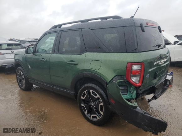 2024 Ford Bronco Sport Outer Banks with VIN 3FMCR9C61RRE65368, listed as a Copart auction lot 43233255 with 10,711 mi miles and Salvage Title. Bid and sale history available at carsss.com. Image 2.