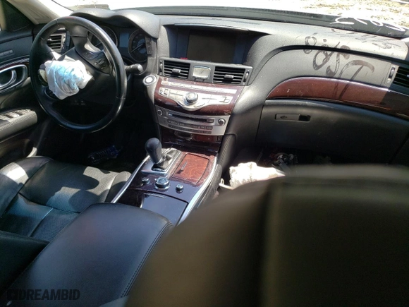 2012 Infiniti M37 with VIN JN1BY1AR5CM395829, listed as a Copart auction lot 56602914 with 0 mi miles and Salvage Title. Bid and sale history available at carsss.com. Image 8.