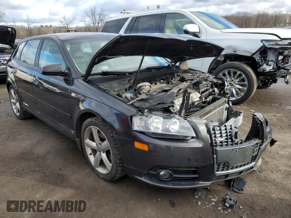 2008 Audi A3 S-Line with VIN WAUKD78PX8A086735, listed as a Copart auction lot 85099384 with 67,457 mi miles and Salvage Title. Bid and sale history available at carsss.com. Image 4.