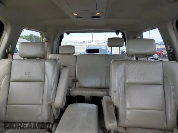 2007 Infiniti QX56 with VIN 5N3AA08C57N803676, listed as a Copart auction lot 60159054 with 216,320 mi miles and Salvage Title. Bid and sale history available at carsss.com. Image 10.