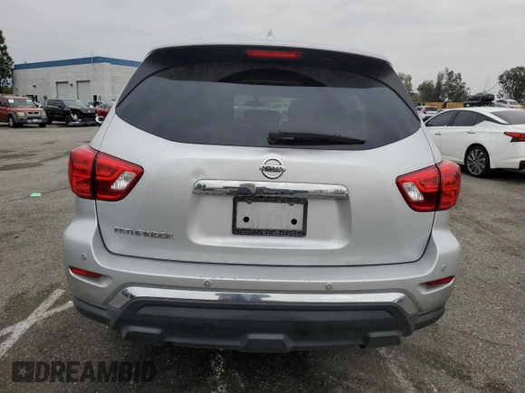 2019 Nissan Pathfinder S with VIN 5N1DR2MN6KC640753, listed as a Copart auction lot 43388025 with 79,881 mi miles and Salvage Title. Bid and sale history available at DreamBid. Image 6.