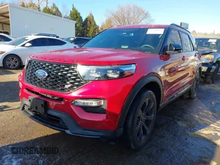 2023 Ford Explorer ST with VIN 1FM5K8GC6PGA22760, listed as a IAAI auction lot 41710627 with 31,448 mi miles. Bid and sale history available at carsss.com. Image 19.