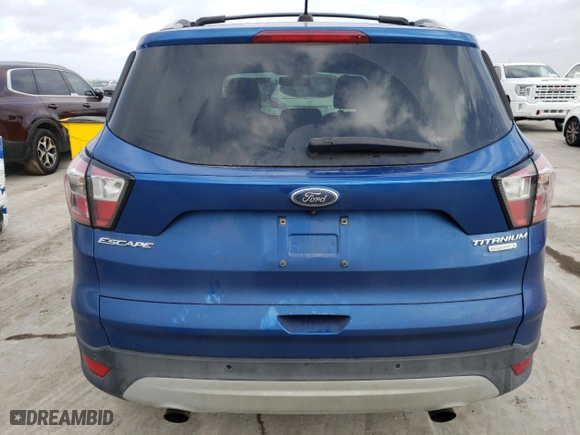 2017 Ford Escape Titanium with VIN 1FMCU0J96HUD38047, listed as a Copart auction lot 49049085 with 173,254 mi miles and Salvage Title. Bid and sale history available at carsss.com. Image 6.