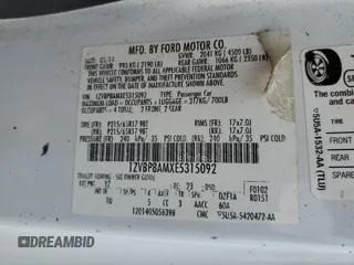 2014 Ford Mustang V6 with VIN 1ZVBP8AMXE5315092, listed as a Copart auction lot 58765755 with 177,060 mi miles and Salvage title. Bid and sale history available at DreamBid. Image 12.