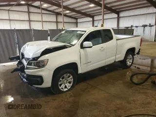 2022 Chevrolet Colorado 2WD LT z VIN 1GCHSCEA0N1127770, wystawiony jako Copart lot #59791265 z przebiegiem 79 393 mil mil oraz Czysty tytuł • Clean title. Historia ofert i sprzedaży dostępna na DreamBid. Obrazek 1.