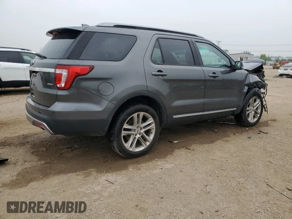 2017 Ford Explorer XLT z VIN 1FM5K8D80HGB51952, wystawiony jako Copart lot #60951985 z przebiegiem 80 198 mil mil oraz Szkoda całkowita • Salvage title. Historia ofert i sprzedaży dostępna na DreamBid. Obrazek 3.
