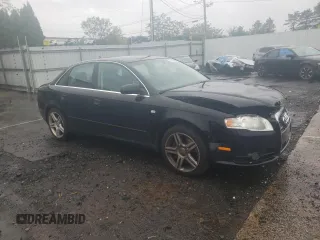 2008 Audi A4 2.0T with VIN WAUDF78E88A127977, listed as a Copart auction lot 58024455 with 177,280 mi miles and Salvage title. Bid and sale history available at DreamBid. Image 4.