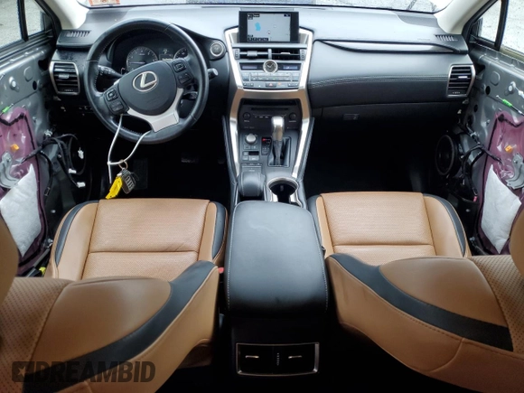 2015 Lexus NX 200t z VIN JTJBARBZ2F2018435, wystawiony jako Copart lot #59958515 z przebiegiem 95 641 mil mil oraz Szkoda całkowita • Salvage title. Historia ofert i sprzedaży dostępna na DreamBid. Obrazek 8.