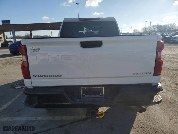 2024 Chevrolet Silverado 2500HD Custom with VIN 2GC4YME79R1242634, listed as a Copart auction lot 43542865 with 14,305 mi miles and Salvage Title. Bid and sale history available at carsss.com. Image 6.