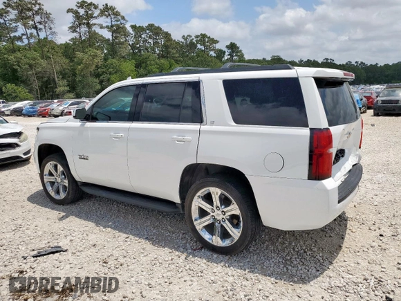 2019 Chevrolet Tahoe LT with VIN 1GNSCBKC1KR226315, listed as a Copart auction lot 57215915 with 153,170 mi miles and Salvage title. Bid and sale history available at DreamBid. Image 2.
