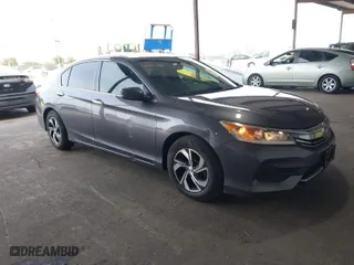2017 Honda Accord Sedan LX with VIN 1HGCR2F34HA062038, listed as a IAAI auction lot 41989435 with 168,348 mi miles. Bid and sale history available at carsss.com. Image 1.