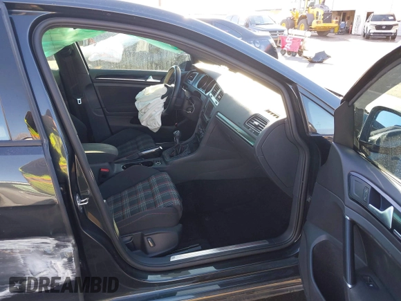 2017 Volkswagen Golf GTI S with VIN 3VW5T7AU0HM063368, listed as a IAAI auction lot 41074433 with 74,179 mi miles. Bid and sale history available at carsss.com. Image 5.