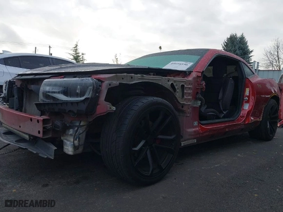 2015 Chevrolet Camaro LS with VIN 2G1FA1E30F9177672, listed as a IAAI auction lot 40694196 with 113535 miles. Bid and sale history available at carsss.com. Image 6.