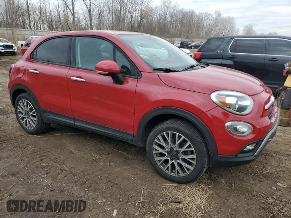 2016 FIAT 500X Trekking z VIN ZFBCFYCT0GP335243, wystawiony jako Copart lot #52289595 z przebiegiem 108 599 mil mil oraz Szkoda całkowita • Salvage title. Historia ofert i sprzedaży dostępna na DreamBid. Obrazek 4.