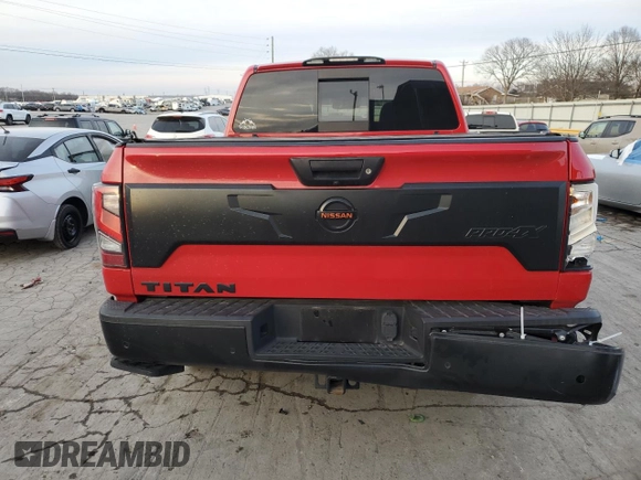 2020 Nissan Titan SL with VIN 1N6AA1ED6LN506892, listed as a Copart auction lot 88091765 with 41,910 mi miles and Salvage title. Bid and sale history available at DreamBid. Image 6.
