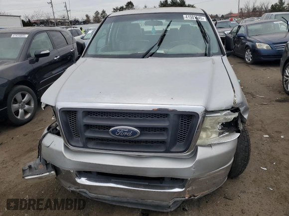 2004 Ford F-150 STX with VIN 1FTRX12W94NC34270, listed as a Copart auction lot 41501545 with 204,336 mi miles and Non Repairable. Bid and sale history available at carsss.com. Image 5.
