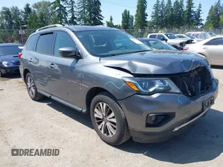 2018 Nissan Pathfinder SV with VIN 5N1DR2MM3JC669486, listed as a IAAI auction lot 42419913 with 115,408 mi miles and . Bid and sale history available at DreamBid. Image 1.