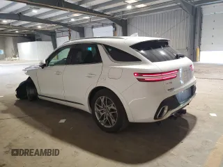 2024 Genesis GV70 2.5T with VIN 5NMMADTBXRH007473, listed as a Copart auction lot 65153955 with 11,994 mi miles and Salvage title. Bid and sale history available at DreamBid. Image 2.
