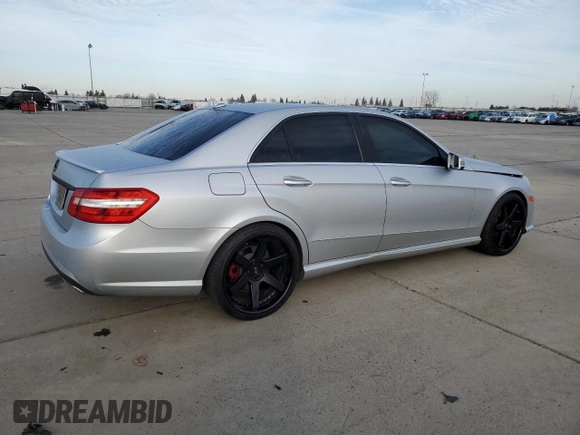2010 Mercedes-Benz E 350 Luxury with VIN WDDHF5GB4AA196547, listed as a Copart auction lot 46485245 with 126,400 mi miles and Salvage Title. Bid and sale history available at carsss.com. Image 3.