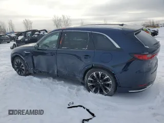 2025 Mazda CX-90 S Premium Plus Package z VIN JM3KKEHC6S1193581, wystawiony jako Copart lot #86355484 z przebiegiem 4 455 mil mil oraz Szkoda całkowita • Salvage title. Historia ofert i sprzedaży dostępna na DreamBid. Obrazek 2.