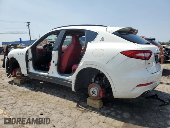 2018 Maserati Levante GranSport z VIN ZN661XUSXJX259582, wystawiony jako Copart lot #56030025 z przebiegiem Nie podano mil oraz Czysty tytuł • Clean title. Historia ofert i sprzedaży dostępna na DreamBid. Obrazek 2.