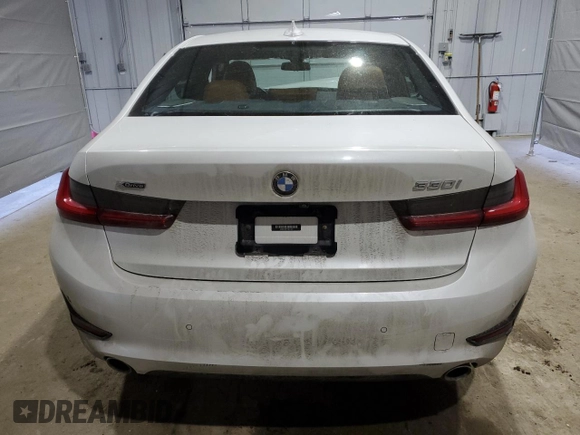 2021 BMW 3 Series 330i xDrive with VIN 3MW5R7J01M8B73697, listed as a Copart auction lot 48688115 with Not Provided miles and Salvage Title. Bid and sale history available at DreamBid. Image 6.
