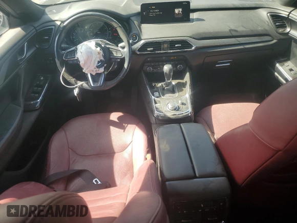 2021 Mazda CX-9 Carbon Edition with VIN JM3TCBDY7M0524887, listed as a Copart auction lot 55016555 with 61,934 mi miles and Salvage title. Bid and sale history available at DreamBid. Image 8.