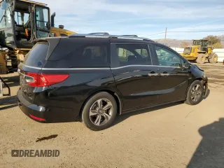 2020 Honda Odyssey Touring with VIN 5FNRL6H87LB007609, listed as a Copart auction lot 84562954 with 22,763 mi miles and Salvage Title. Bid and sale history available at DreamBid. Image 3.