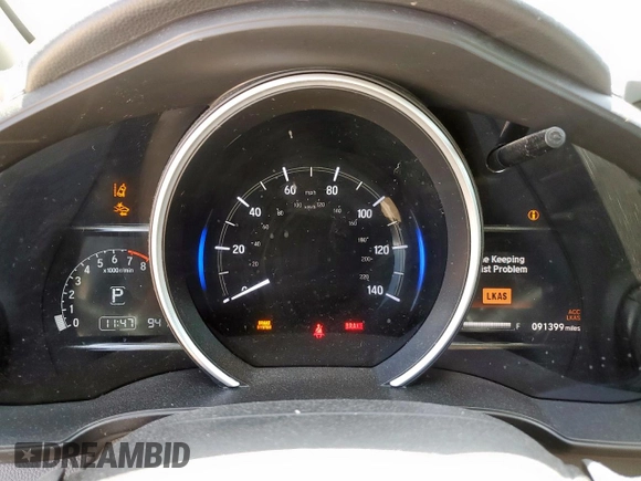 2020 Honda Fit EX with VIN 3HGGK5H8XLM716391, listed as a Copart auction lot 61165085 with 91,399 mi miles and Salvage title. Bid and sale history available at DreamBid. Image 9.