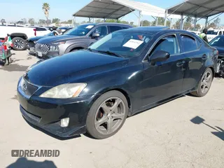 2007 Lexus IS 250 with VIN JTHBK262672056822, listed as a IAAI auction lot 42014362 with 125,375 mi miles and . Bid and sale history available at DreamBid. Image 2.