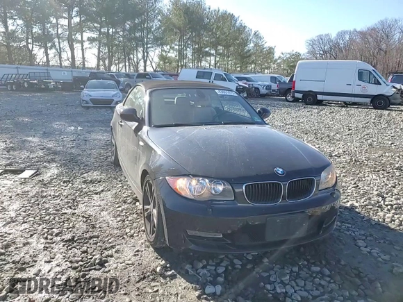 2011 BMW 1 Series 128i with VIN WBAUN1C51BVH82671, listed as a Copart auction lot 43661475 with 115,129 mi miles and Salvage Title. Bid and sale history available at carsss.com. Image 11.