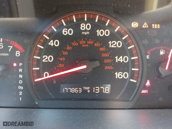 2005 Honda Accord Cpe LX V6 SE with VIN 1HGCM82475A017641, listed as a IAAI auction lot 41649960 with 177,863 mi miles. Bid and sale history available at carsss.com. Image 7.