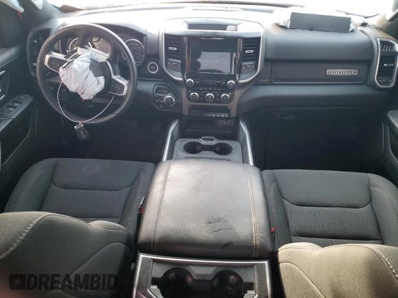 2022 Ram 1500 Big Horn with VIN 1C6RRFFG3NN455883, listed as a Copart auction lot 45040585 with 28,973 mi miles and Salvage Title. Bid and sale history available at carsss.com. Image 8.
