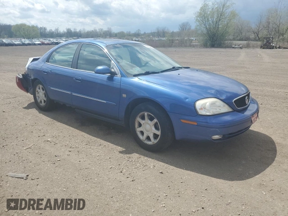 2003 Mercury Sable LS Premium with VIN 1MEFM55S83G613919, listed as a Copart auction lot 53638065 with 80,980 mi miles and Salvage Title. Bid and sale history available at carsss.com. Image 4.