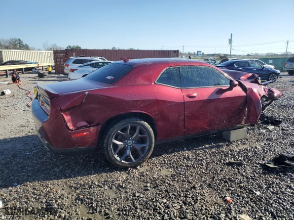 2019 Dodge Challenger SXT with VIN 2C3CDZAG3KH503560, listed as a Copart auction lot 48567445 with 77,809 mi miles and Salvage Title. Bid and sale history available at carsss.com. Image 3.