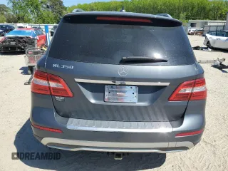 2015 Mercedes-Benz M 350 with VIN 4JGDA5JB1FA517799, listed as a Copart auction lot 53162065 with 114,685 mi miles and Salvage title. Bid and sale history available at DreamBid. Image 6.