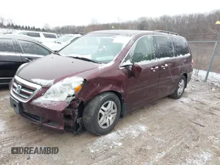 2007 Honda Odyssey EX-L with VIN 5FNRL38657B449372, listed as a IAAI auction lot 41508969 with 149,740 mi miles. Bid and sale history available at carsss.com. Image 2.