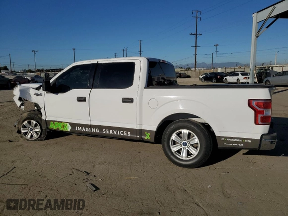2020 Ford F-150 XL with VIN 1FTEW1CB7LKF10751, listed as a Copart auction lot 78257694 with 76,254 mi miles and Salvage Title. Bid and sale history available at carsss.com. Image 2.