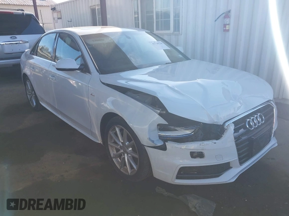 2015 Audi A4 Premium Plus z VIN WAUEFAFL4FN018585, wystawiony jako IAAI lot #41720730 z przebiegiem 65 807 mil mil oraz . Historia ofert i sprzedaży dostępna na DreamBid. Obrazek 1.
